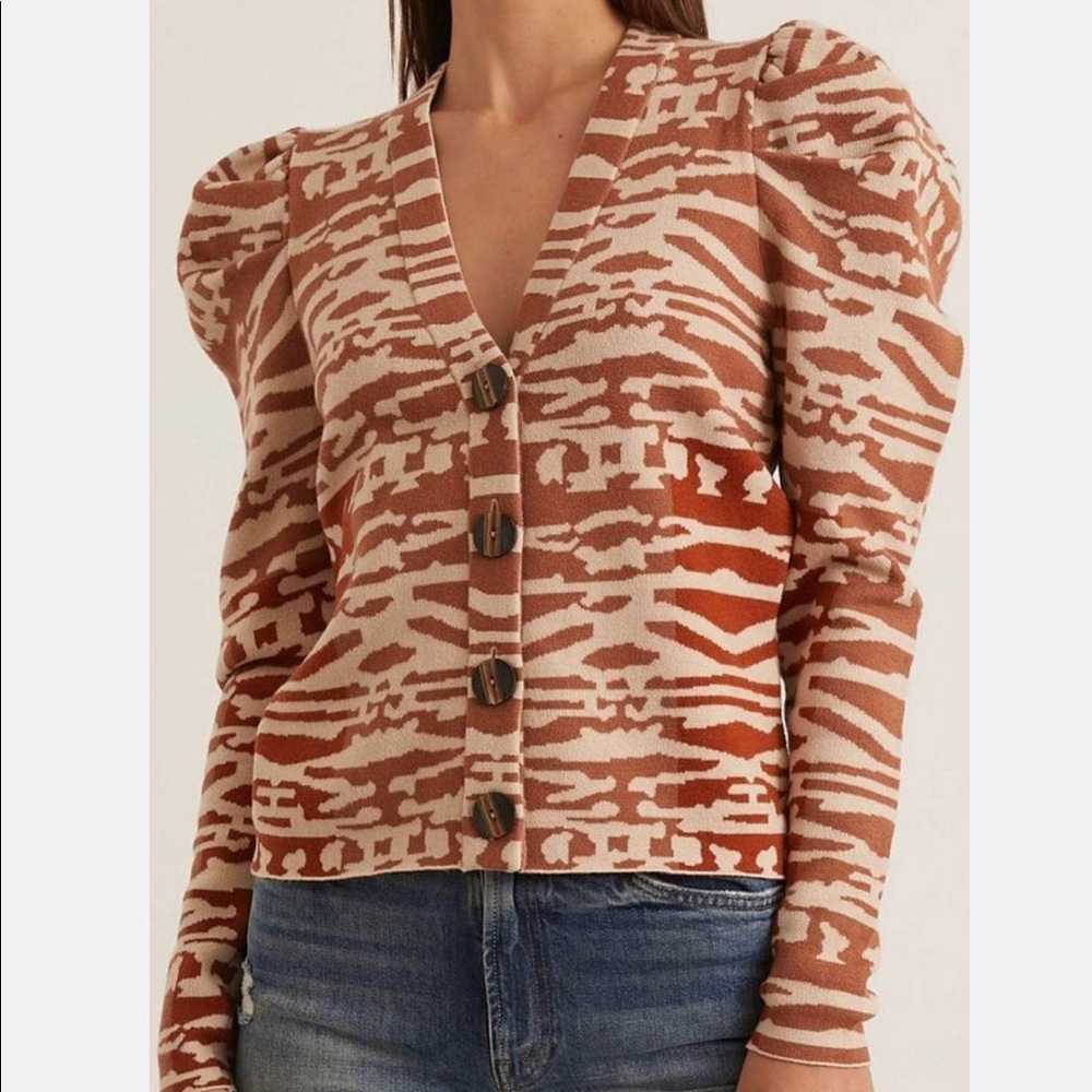 Ulla Johnson Rea Cardigan in Rose Quartz